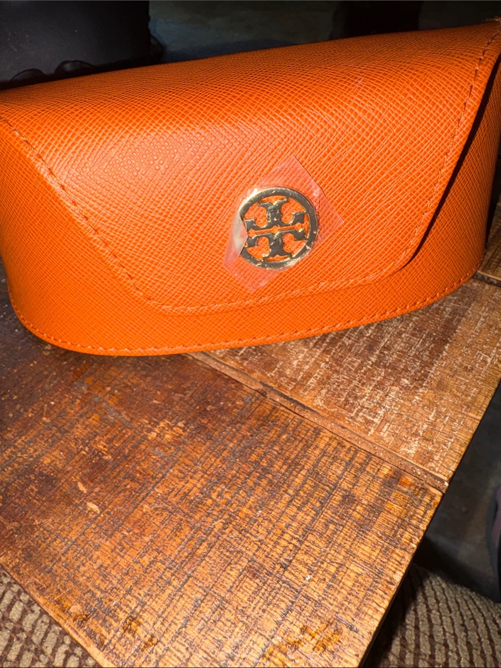 New Tory Burch Orange Women's Sunglasses Case - Unbranded